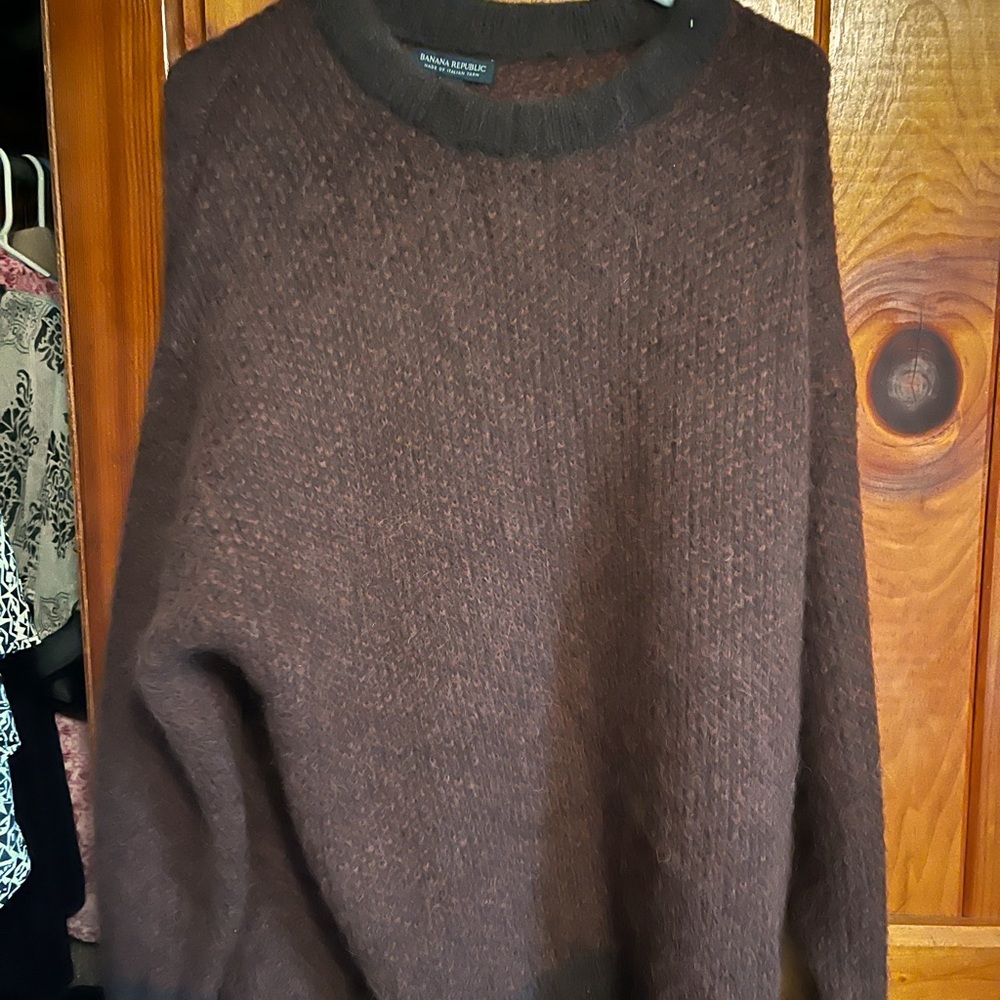 Italian wool long sweater -small